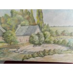 Средна картина масло на фазер Испания - 3824
